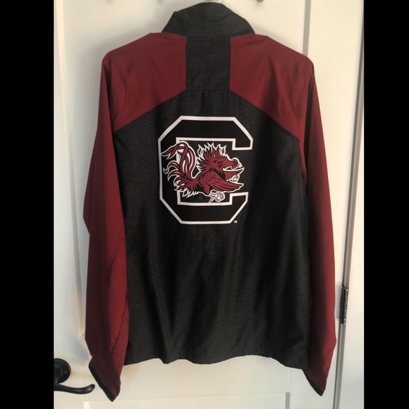 Under Armour Full Zip Jacket Mens Medium South Carolina - Picture 2 of 3